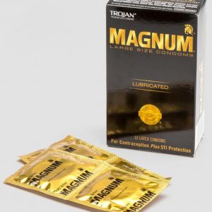 Trojan Magnum Large Latex Condoms (12 Count)