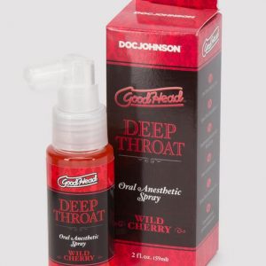 Doc Johnson Good Head Deep Throat Cherry Oral Anesthetic Spray 2 fl oz