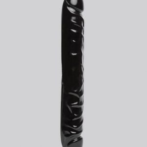 Doc Johnson Classic Black Double-Ended Dildo 12 Inch