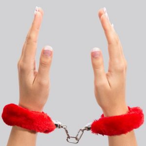 Lovehoney Red Furry Handcuffs