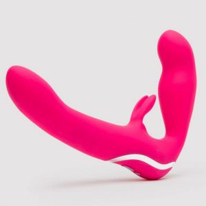 Happy Rabbit Rechargeable Vibrating Strapless Strap-On