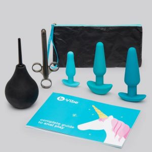 b-Vibe Rechargeable Anal Training and Education Butt Plug Set (5 Piece)
