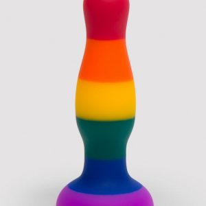 Lovehoney Super Soft Silicone Rainbow Butt Plug