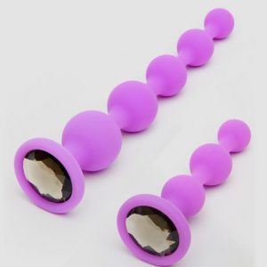 Annabelle Knight Ooh La La! Silicone Jewelled Anal Beads Set (2 Piece)