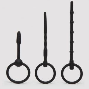 Ouch! Beginner's Silicone Hollow Urethral Plug Set (3 Piece)