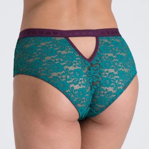 Lovehoney Mindful Teal Lace Shorts