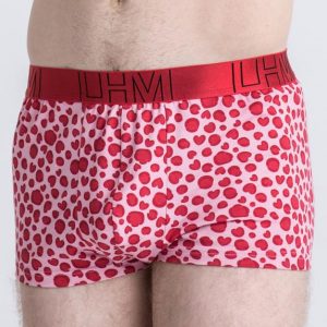 LHM Leopard Hearts Pink Modal Boxer Shorts